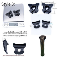 2Pcs New Practical Seatpost Clamp Bicycle Bike Clamp Cycle Cycling for Carbon Saddle A