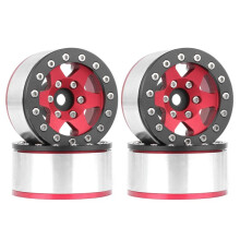 Red Black 1.55 Inch Metal Wheel Tire Climbing Car AX90069 for JIMNY CC01