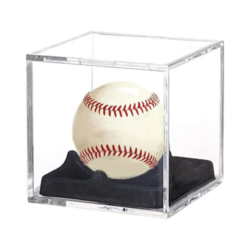 Baseball Display Case UV Protected Acrylic Baseball Display Cases Display Cases for Any Baseball