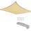 2x2 Meter Rectangular Square Shade Sail Outdoor Window Shade Sail Breathable Extra Large Shade 1