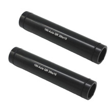 Bicicleta de Montaña Conversión de Eje Pasante de 20 mm A Eje Pasante de 15 mm Horquilla Delantera de Bicicleta de Aleación de Aluminio Eje Pasante