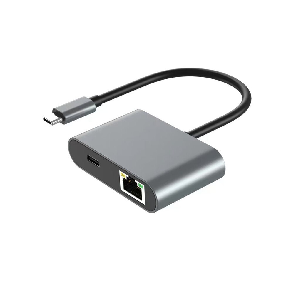 2.5Gbps Network Card Type C To Ethernet Adapter 2500Mbps Gigabit Lan Adapter Support Pd100w Charging For Laptop Computer 6033932633620