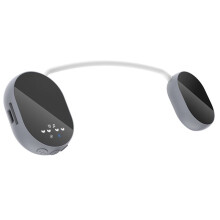 Pillow Speaker BT Sleep Sound Machine with Bone Conduction Stereo Sound Flat Design Under-Pillow Use White Noise & Timer