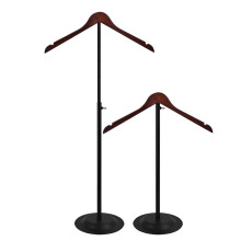 2 Pack Adjustable T Shirt Display Flexible Shoulder Stand, 17.5-31 Inch Portable Metal Shirt Rack Display Stand