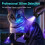EV15 LED UV Flashlight Magnet Keychain Work Light Type-C Rechargeable Torch Hat Clip Lamp Camping Pocket Lantern 4
