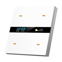 M8 PRO  Zigbee  Tuya Home 4 Gang Electric Wall Light Switches Panel for Hotel Home Automation System White