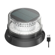 LED Anchor Light for Boat Yacht, Solar Navigation Lamp, Marina Dock Safety Beacon Lights, Strobe Warning Light
