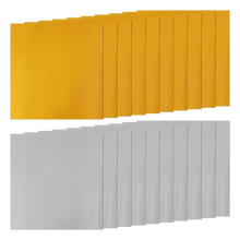 Präglingsfolieark, 20-Delars Set, 5,9x5,9 Tum Kraftiga Aluminiumplåtar för Hantverk och Dekoration