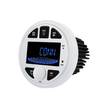 Bootradio, Maritieme Stereo, Mediaspeler, AM/FM/RDS-Ontvanger, MP3/MP4/Video-Ontvanger voor ATV, UTV, Karretje, Motorfiets