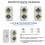 LED Visual  Timer, 1-60 Minute Countdown with Magnetic Mount, Buzzer Alert & Dimmable Night Light, Sand Timer 4