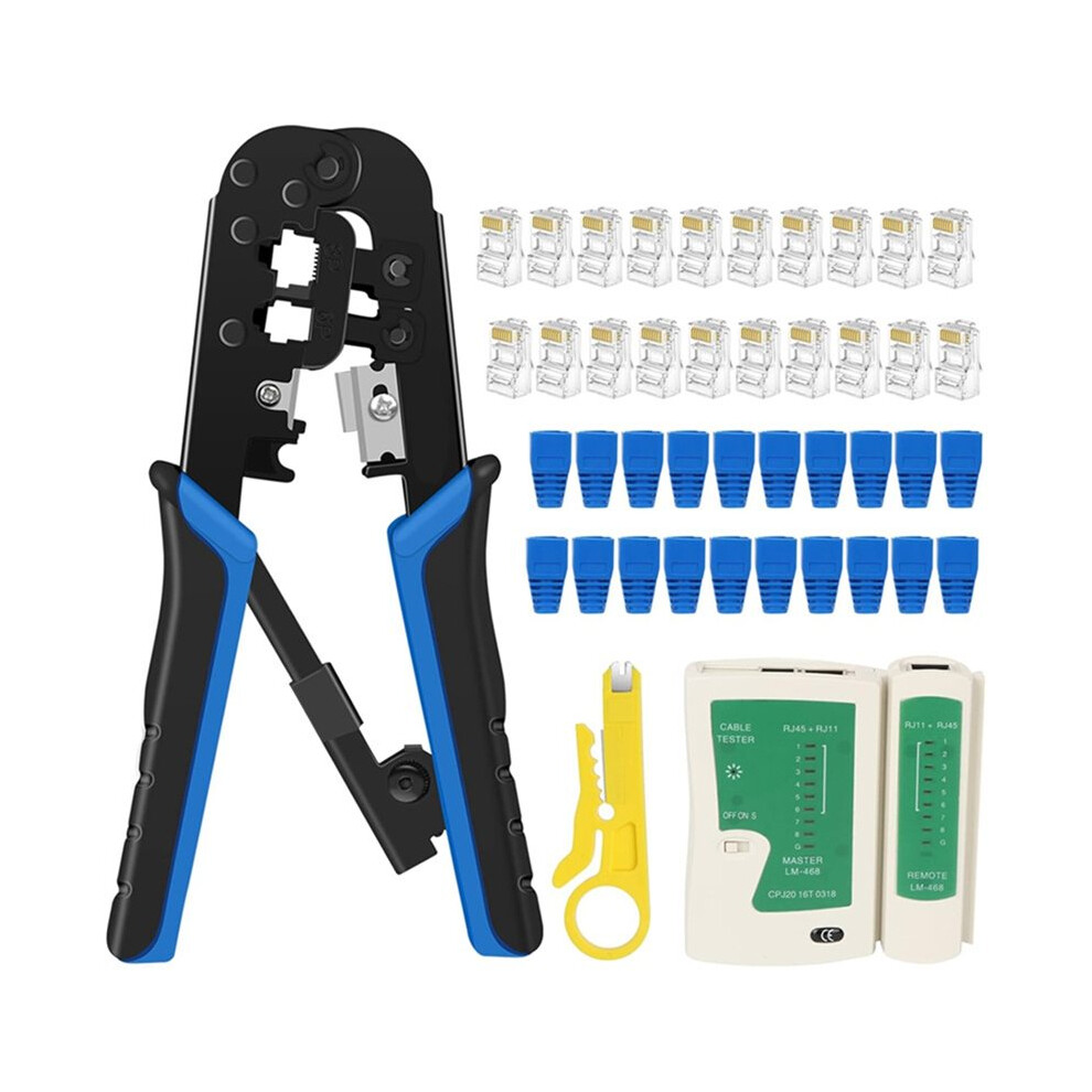 Rj45 Crimper Rj11 Rj45 Crimping Tool Ethernet Network Lan Cable Crimper Cutter Stripper Plier, For 6P 8P Rj11 Rj12 Rj45. 6033713380897