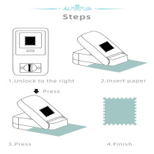 1,25 X 1,5 Inch Stempelponsmachine met Hendel, Papierponsmachine voor Het Maken van Scrapbooks, DIY Kaarten en Knutselprojecten