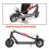 Universal Electric Scooter Carry Handle Shoulder Strap Accessory Webbing Portable Hand Strap Red 2