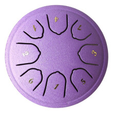 Hollow Drum 4.5 Inch 8 Tone Hollow Drum Steel Tongue Drum Percussion Instrument Children'S Music
