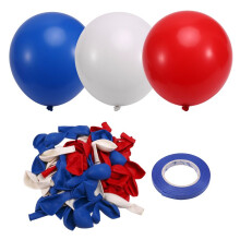 Palloncini Rossi e Blu, 67 Pezzi da 12 Pollici Palloncini Rossi e Blu Reali Palloncini Patriottici del 4 Luglio