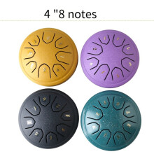 Hollow Drum 4.5 Inch 8 Tone Hollow Drum Steel Tongue Drum Percussion Instrument Children'S Music