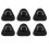 6PCS D-Ring Patch for Inflatable Boat Kayak Dinghy , D-Ring PVC Patch Stand- Paddleboard Canoe Rafting Black 1