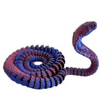 3D Printed Snake, Movable Snake, Real Printed Snake, Handmade Toy Birthday Gift, Desktop Decoration Laser