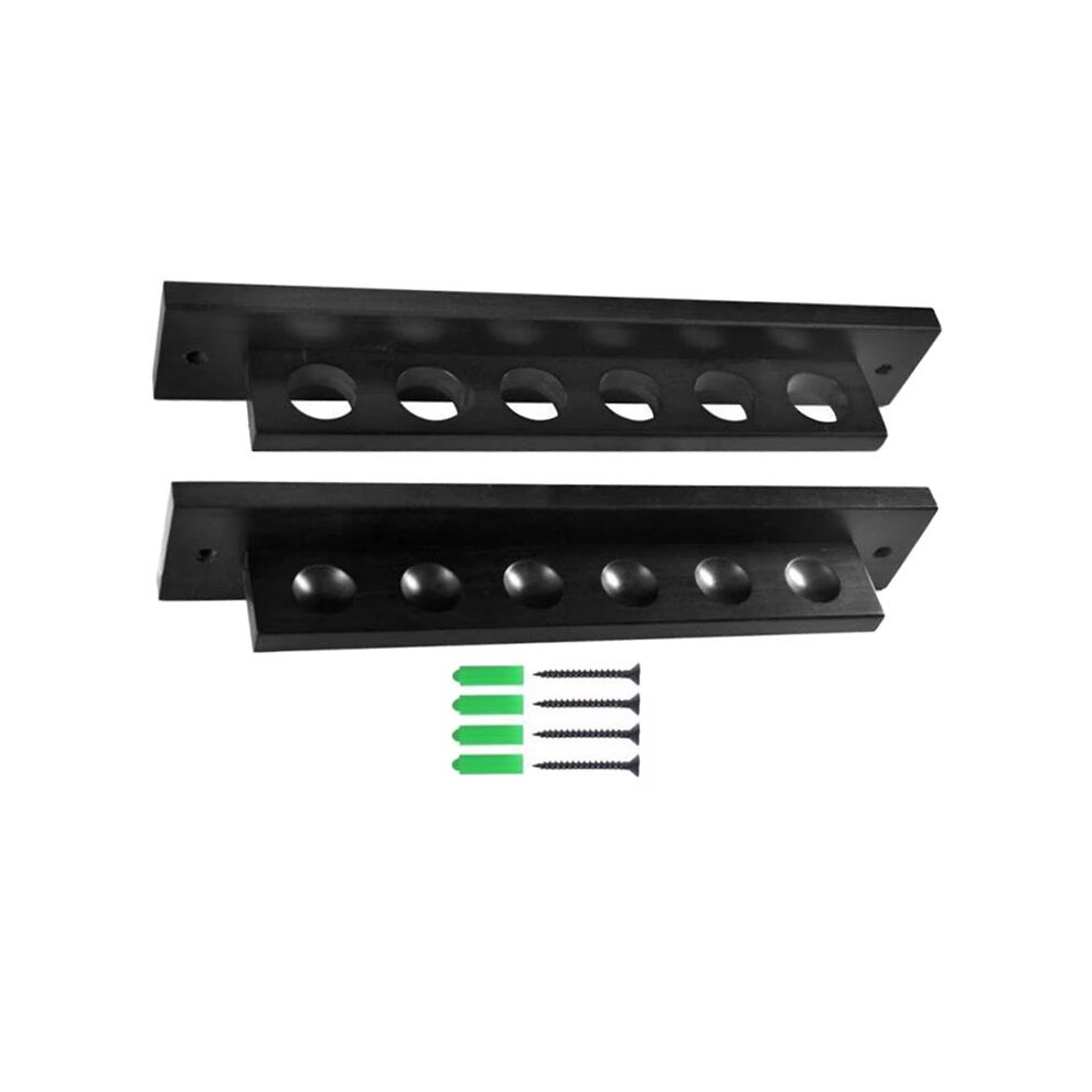 Photos - Other Inventory Pool Stick Holder Stand- Billiards Pool Cue Rack Wooden Holds Pool Table Accessories for Game Room Club or Men Cave