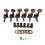 6 Pcs Guitar Tuners Guitar Tuning Pegs Tuners Machine Knobs Square Handle Guitar Button 9