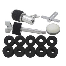 Schlagzeug 5-Teiliges Set Hi-Hat Clutch + Hammerköpfe Pad + Beckenschraube + Tasteninstrument Zubehör + Beckenpad