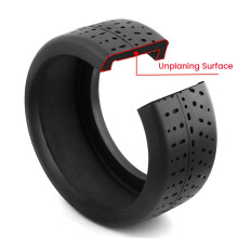 4 Stuks Plastic Wiel Rubberen Band voor ARRMA 1/7 INFRACTION 6S F1 LIMITLESS RC Auto, Zwart