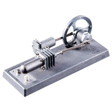 Modèle de moteur Stirling assemblé DIY Génération d'énergie LED Lumière Vapeur Chaleur Éducation Modèle Scientifique Expérience Jouets