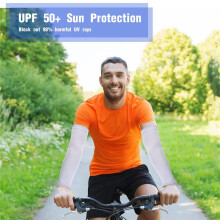 10 Paia di Manicotti di Raffreddamento con Protezione UV per Scaldamuscoli per Uomo e Donna, per Corsa, Ciclismo, Escursionismo, , Colore Casuale