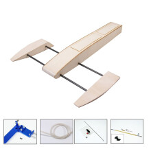 RC Speedboot Houten Sponson Outrigger Garnalen Speedboot Model Kits Radio Afstandsbediening Speedboot, Eenvoudige Kit