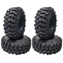4 Uds. NeumáTicos de Goma de 1,9 Pulgadas y 108Mm para Coche Trepador de Control Remoto 1/10 Axial SCX10 III AXI03007 90046 TRX4 D90 MST