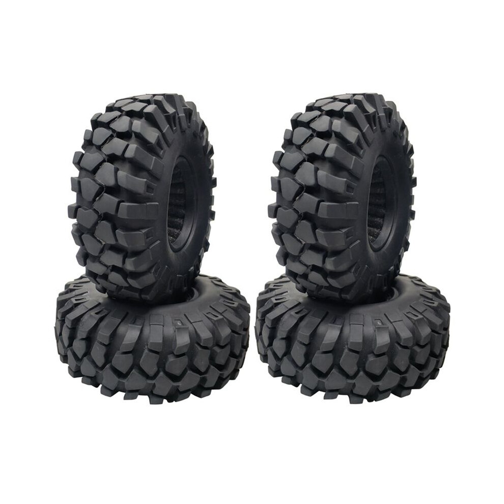 4Pcs 1.9 Inch 108Mm Rubber Tires Wheel Tyre For 1/10 Rc Crawler Car Axial Scx10 Iii Axi03007 90046 Trx4 D90 Mst 4713858176853