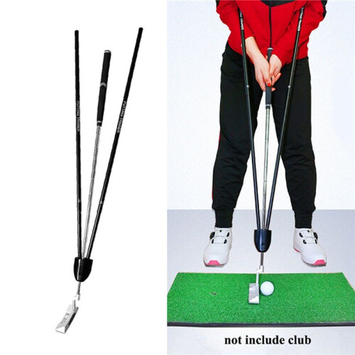 CAITON  Putter Trainer Putting Gesture Assist Batting Force Angle Action  Putter Training Aids  Swing Trainer 2