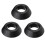 3 Pack  Stands,  Stands Basketbal Voetbal Plastic Display Stand Base, Zwart 1