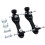 Roller Skate Base Four-Wheel Two-Row Roller Skate Bracket Skateboard Base Bottom Plate Black 1
