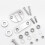 Roller Skate Base Four-Wheel Two-Row Roller Skate Bracket Skateboard Base Bottom Plate Black 7