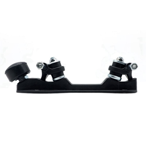 Roller Skate Base Four-Wheel Two-Row Roller Skate Bracket Skateboard Base Bottom Plate Black 1