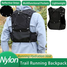 Outdoor Running Hydration Vest Backpack Breathable Water Bladder Bag Daypack for Cycling Hiking Trail