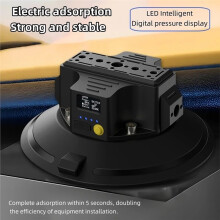 Ventouse Électrique Puissante de 7,6 cm pour Caméra de Voiture, Absorption des Chocs, Outil Fixe pour Appareil Photo et Téléphone.