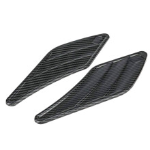 Universal Car Side Air Vent Side Wing Stickers Car Side Body Decoration Carbon Fiber