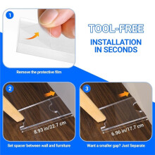 1Pack Couch Wall Spacer, with Protects Walls & Furniture, 22.7x12.1x0.8cm, Universal Wall Spacer Couch