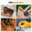 Leather  Dye Pen, Leather  Roller Pen Applicator, Compatible with Dyeing DIY Working,Leather  Printing Tool 5