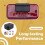 Outil de Décompression EDC PC Push Slider Mécanique Intensif, Rouge 4
