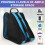 Roller Bag Roller Skates Backpack Roller Skates Shoulder Bag Three Layer Bag Double Net Bag Can Be Carried 2