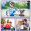 Roller Bag Roller Skates Backpack Roller Skates Shoulder Bag Three Layer Bag Double Net Bag Can Be Carried 7