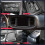 For  Charger 2015-2021 Car Interior Central Control AC  Gear Shift Panel Cover Trim 5