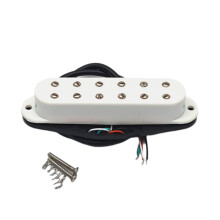 Single Pickup  12 Point Pickup Small Double Track Pickup Four-Core Wire Pickup White