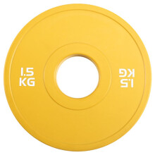 Placas de Ginástica Micro-Tipo Placas de Peso de Haltere Placas de Peso Fracionadas de Borracha Abertura Adicional 50,4 mm 1,5 Kg