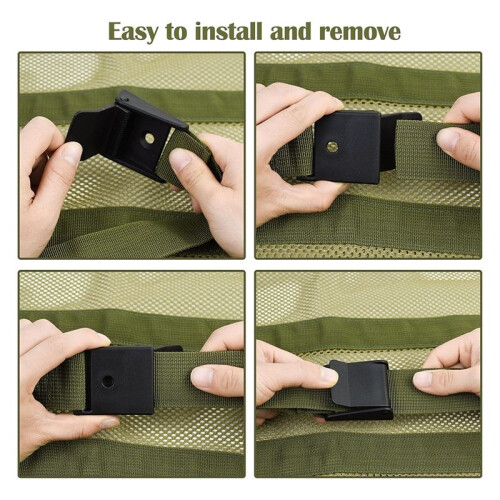 Universal Tree Stand  Replacement with Pocket, Replacement Treestand  with Adjustable Strap Hunting 2