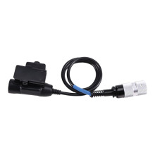 U94 6 Pin Shooting Headphones Adapter for PRC 152 PRC 148 PTT for PELTO COMTA EARMOF NOTO Plug