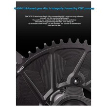 RIRO Bicycle Single Chainring 110BCD Chainring Aluminum Alloy CNC Closed Chainring Folding Bike Large Tooth Chainring